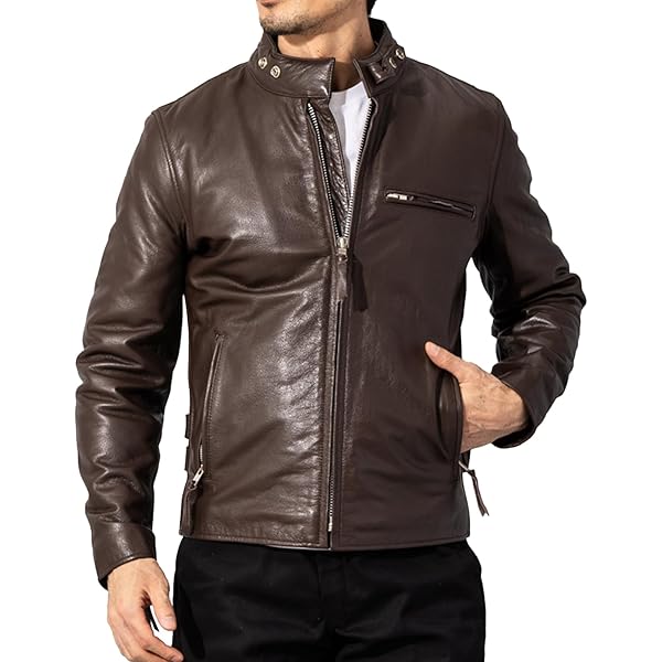Amazon | シュリセル SCHLUSSEL 本革 レザージャケット